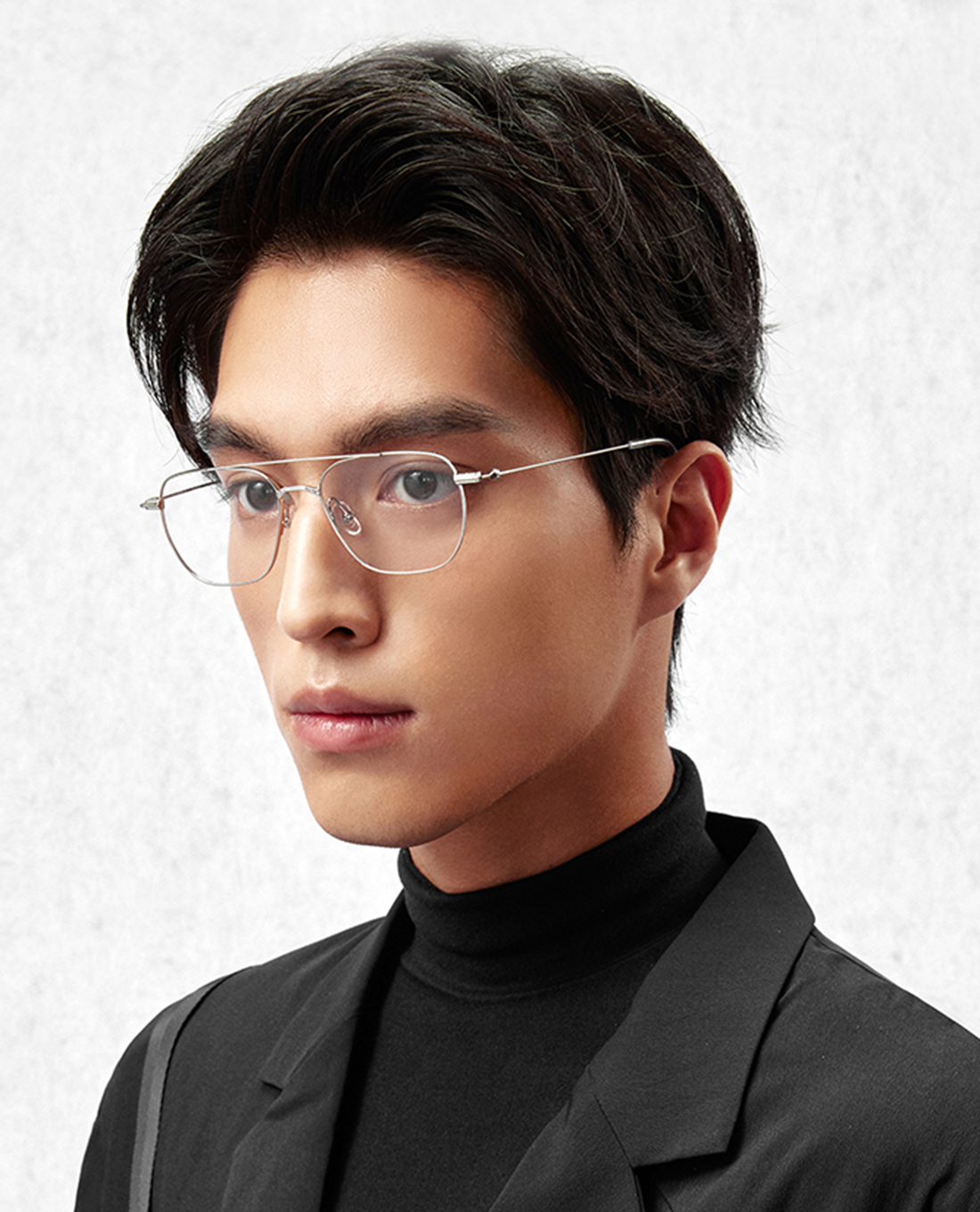 MUJOSH - Men's Modern Slim Square Eyeglasses