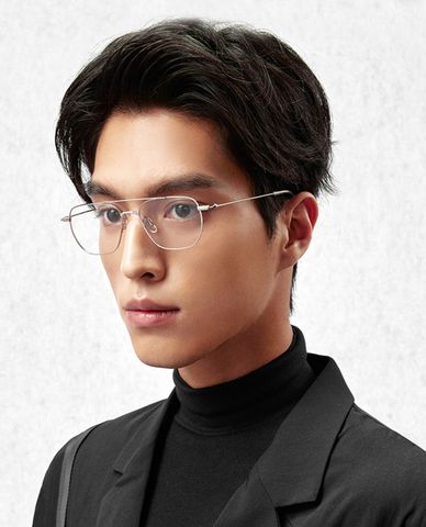  MUJOSH - Men's Modern Slim Square Eyeglasses 