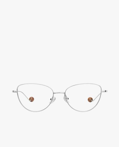  MUJOSH - Stylish Unisex Thin Cat-Eye Frame Glasses 