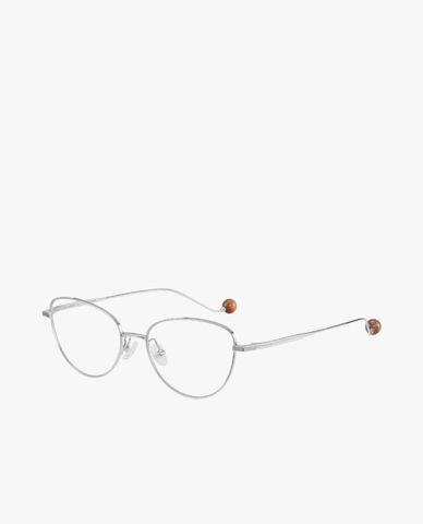  MUJOSH - Stylish Unisex Thin Cat-Eye Frame Glasses 
