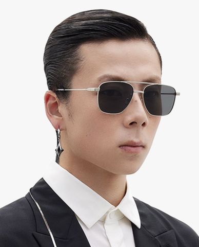  MUJOSH - Men's Modern Slim Geometric Sunglasses 
