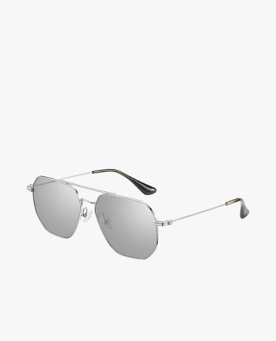  MUJOSH - Men's Small Polygonal Frame Sunglasses 