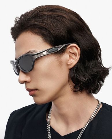  MUJOSH - Edgy Thick Frame Unisex Oval Sunglasses 