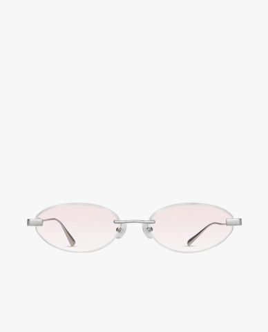  MUJOSH - Women's Thin Oval Frame Sunglasses 