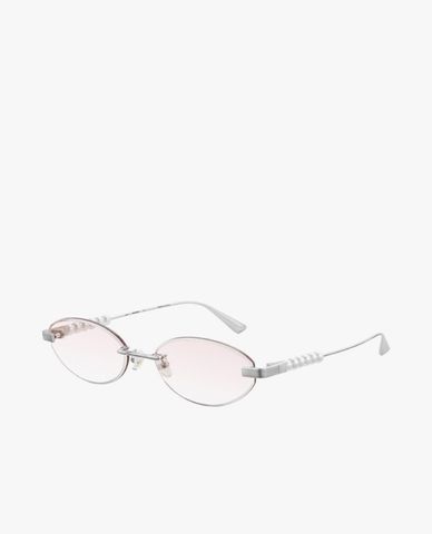  MUJOSH - Women's Thin Oval Frame Sunglasses 