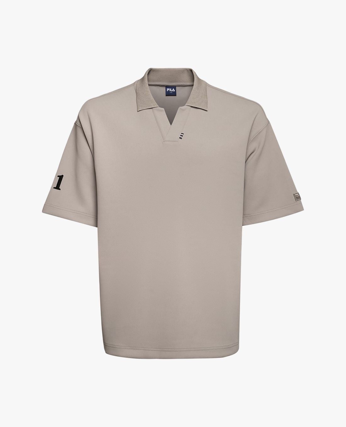 FILA - Unisex Origin Club V Neck Short Sleeve Polo Shirt