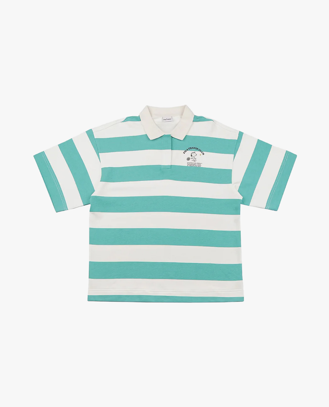 FILA - Unisex Polo Short Sleeve Peanut Loose Fit
