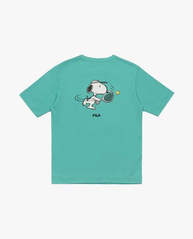 FILA - Peanut Loose Fit Graphic Unisex Crewneck Short-Sleeve T-shirt 