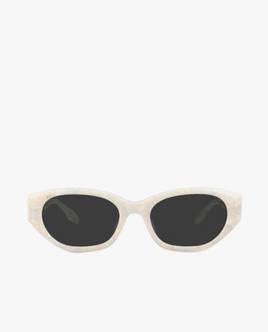  MUJOSH - Unisex Fashion Thick Oval Sunglasses 