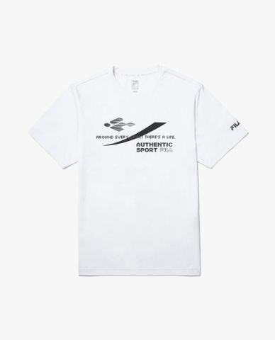  FILA - Unisex T Shirt Performance Sorona Graphic 