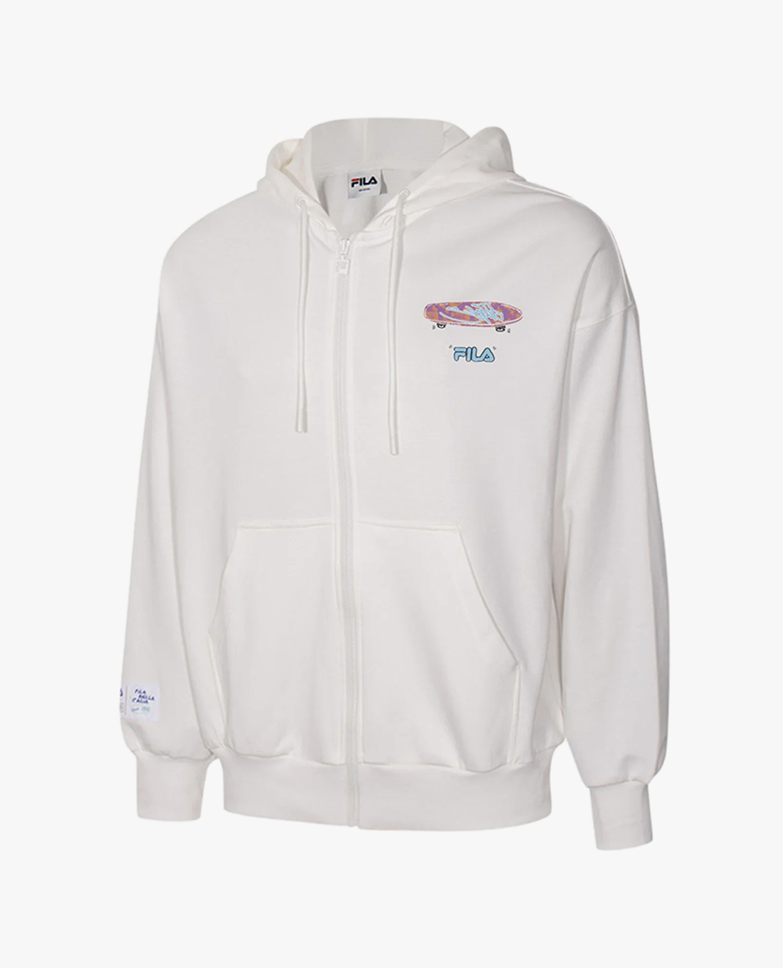 FILA - Unisex Knit Hooded Long Sleeve Jacket
