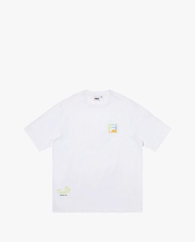  FILA - Unisex Heritage Loose Fit T Shirt 