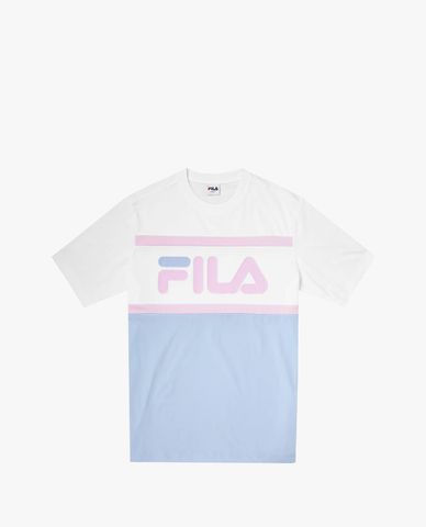  FILA - Unisex Heritage Loose Fit Logo T Shirt 
