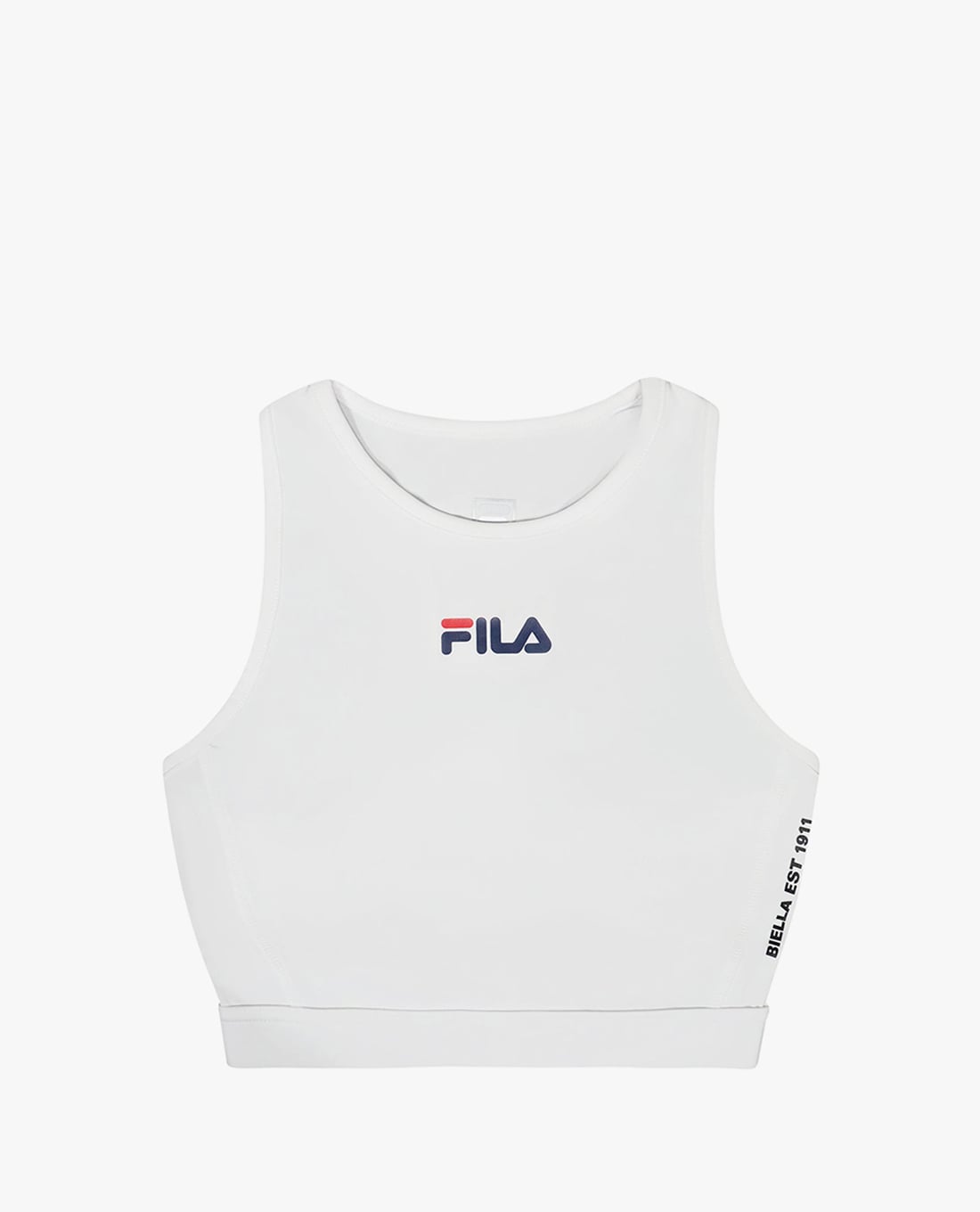 FILA - Women's Regular Small Logo Cropped Sports Bra