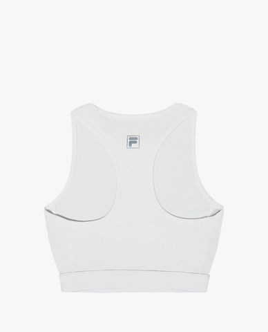  FILA - Women's Regular Small Logo Cropped Sports Bra 