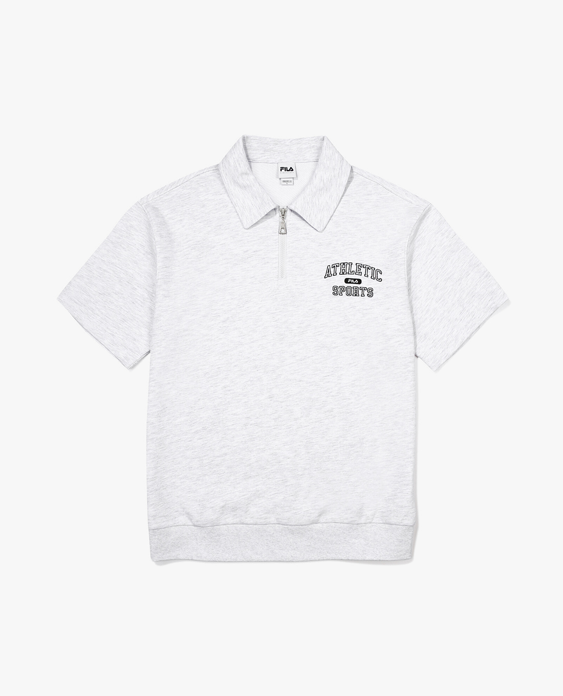 FILA - Unisex Polo Short Sleeve Zip Essentia