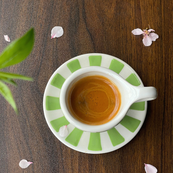 Bộ Đĩa Ly Espresso Gốm Sứ Bát Tràng – MEE FEE