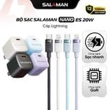  Bộ Sạc Nhanh Salaman Nano ES 20W 