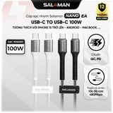  Cáp Sạc Nhanh Salaman Nano EA 100W 