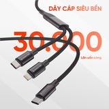  Cáp Sạc Nhanh Salaman Edge SP 2IN1 60W 