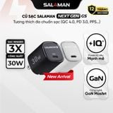  Củ Sạc Nhanh Salaman NextGen GS 30W 