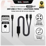  Cáp Sạc Nhanh Salaman Edge ST 100W 