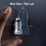  Tẩu Sạc Nhanh Ô Tô Salaman Edge SF 55W 