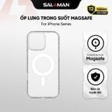  Ốp Lưng MagSafe Cho iPhone – Viền Bảo Vệ Camera, Mỏng Nhẹ, Hỗ Trợ Sạc MagSafe 