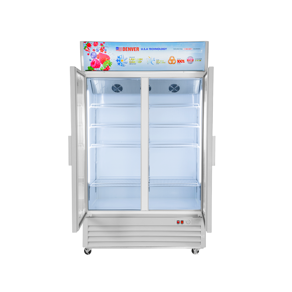  Tủ mát 2 cánh Denver TM 2100GTL 1050L 