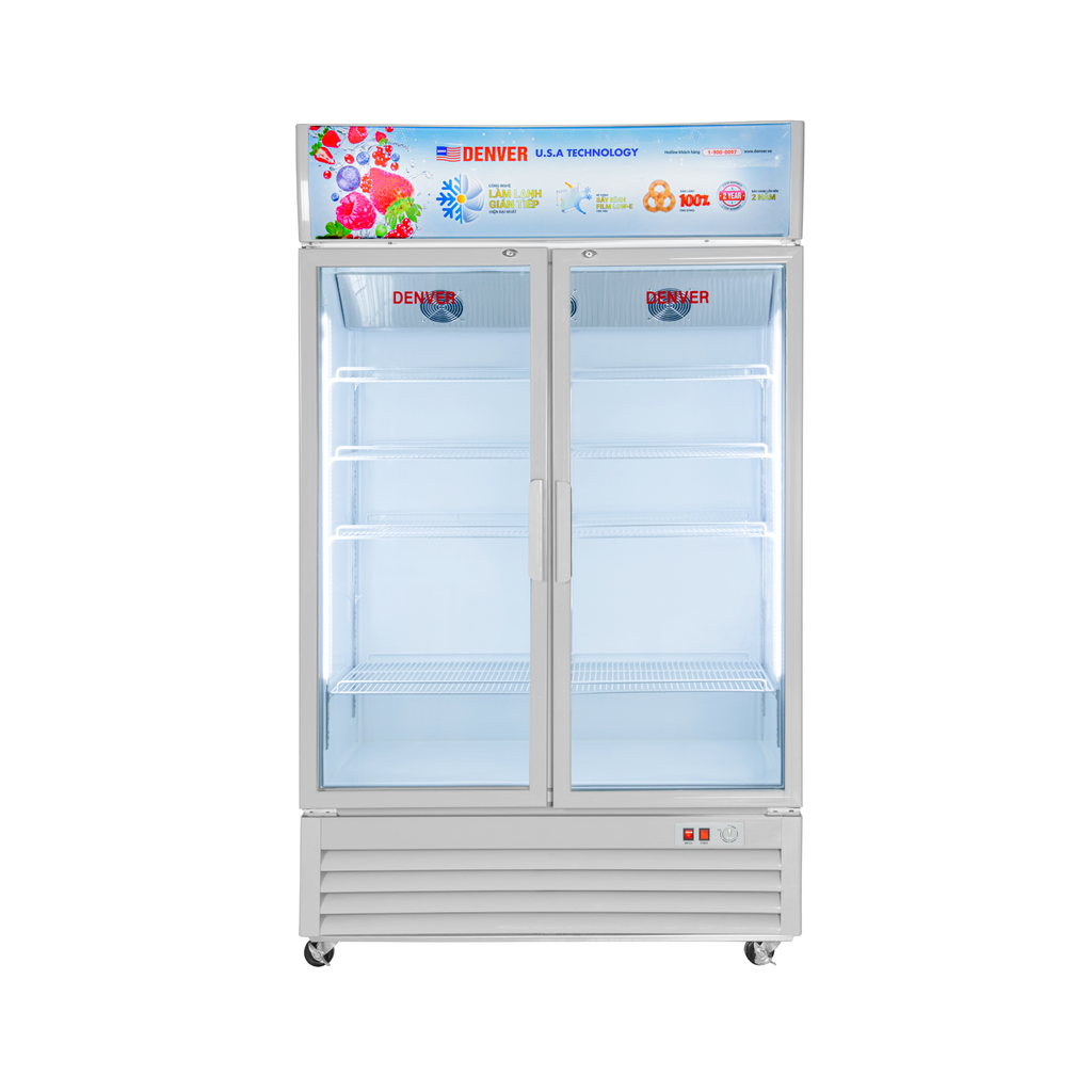  Tủ mát 2 cánh Denver TM 2100GTL 1050L 