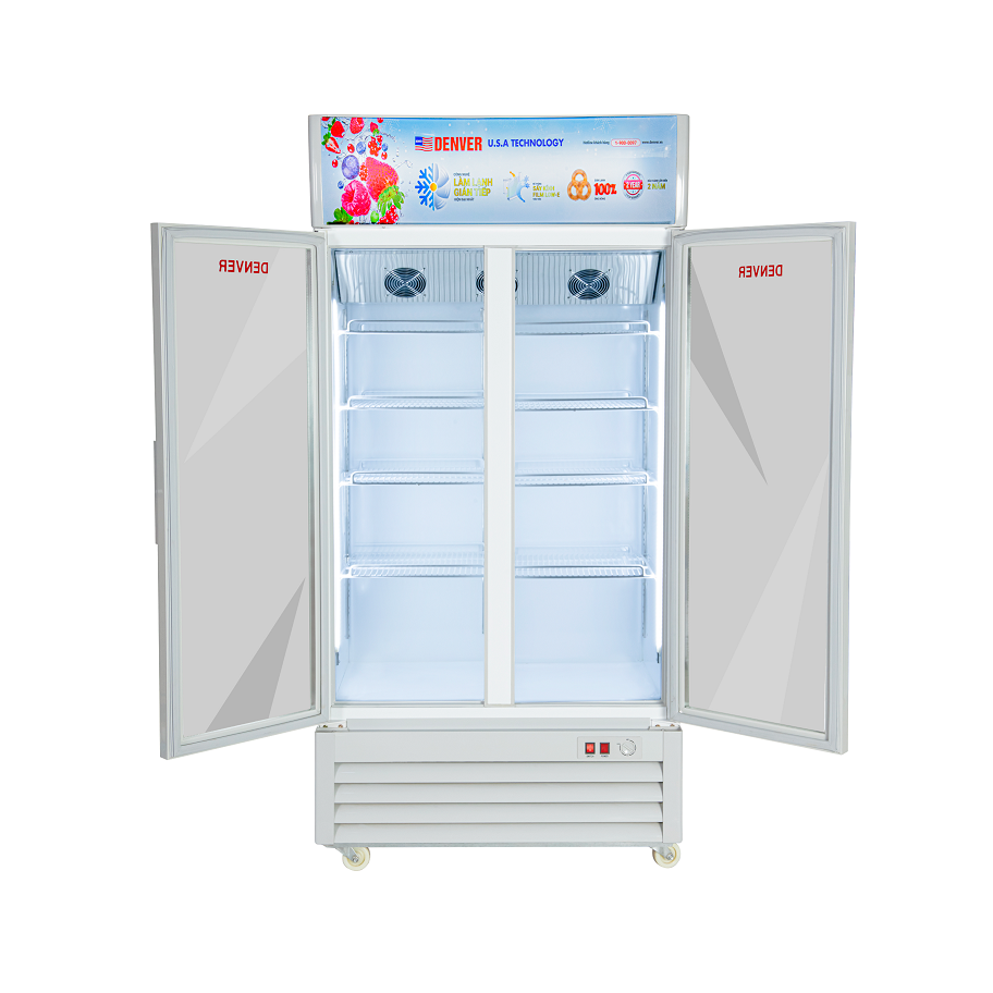  Tủ mát 2 cánh Denver TM 1880GTD 540L 