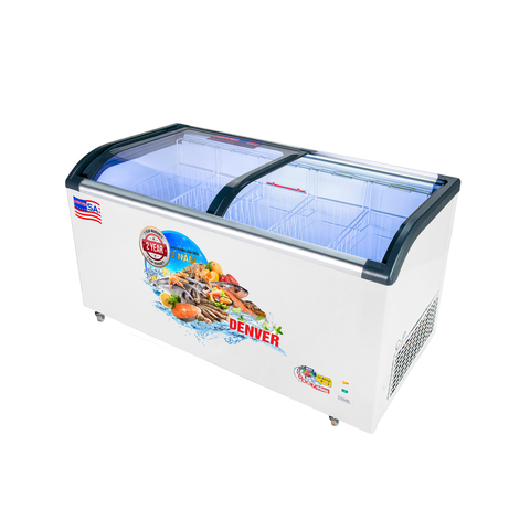  Tủ kem mặt kính Denver 470L - Trưng bày đẹp, giữ kem mịn, làm lạnh sâu -32°C 