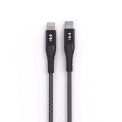 Cáp Sạc Nhanh FeelTek Air Lightning - Type C 120cm (Dây Bện + Kim Loại)