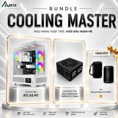 [COMBO] Case ATLAS M1 + Nguồn Zillion DB Bronze 750W ATX3.1 Black | TẶNG NGAY Loa Memphis Bluetooth | Hỗ trợ Bảo Hành