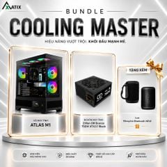 [COMBO] Case ATLAS M1 + Nguồn Zillion DB Bronze 750W ATX3.1 Black | TẶNG NGAY Loa Memphis Bluetooth | Hỗ trợ Bảo Hành