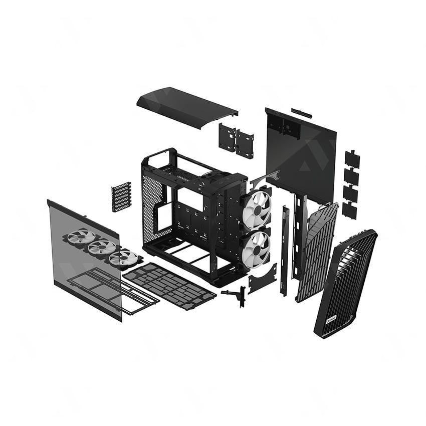 Vỏ máy tính case FRACTAL Torrent Black TG Light Tint [  E-ATX / ATX / mATX / ITX / SSI-EEB / SSI-CEB ]