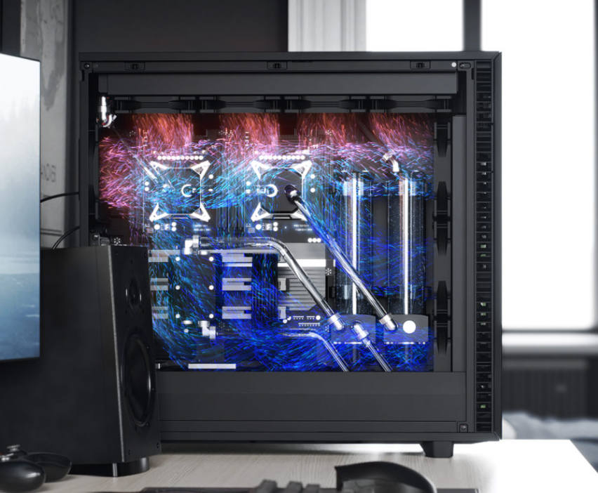 Vỏ máy tính Fractal Design Define 7 XL Black Solid | Đỉnh cao của sự linh hoạt và yên tĩnh