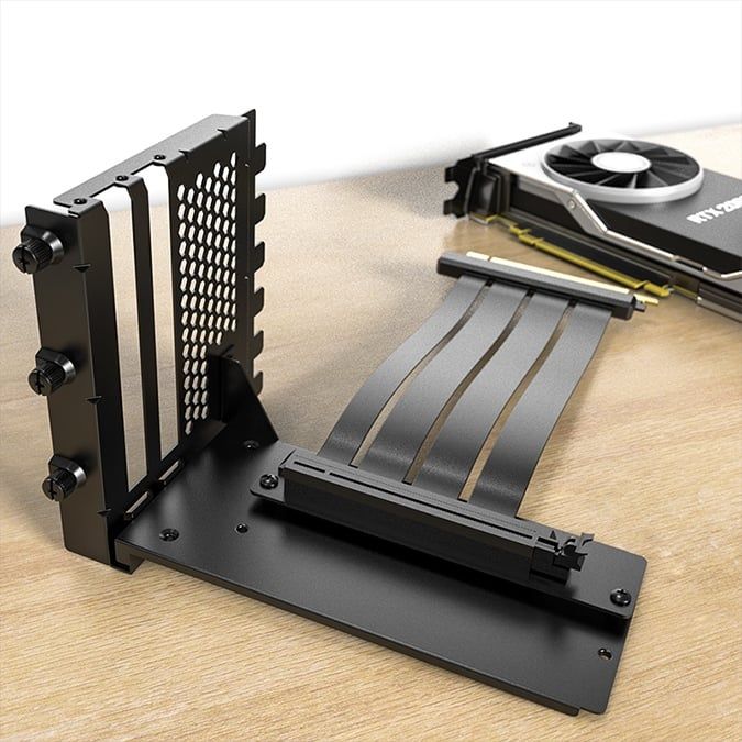 Giá đỡ VGA  kèm Riser 4.0 MONTECH  | Dựng dọc vga làm mát chống xệ | Tối ưu series 5.0 - Bảo Hành 1 năm