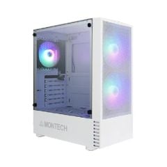 Vỏ case máy tính PC MONTECH X2 MESH | Mặt luới siêu mát | Sẵn 3 Fan RGB - Bảo Hành 1 năm