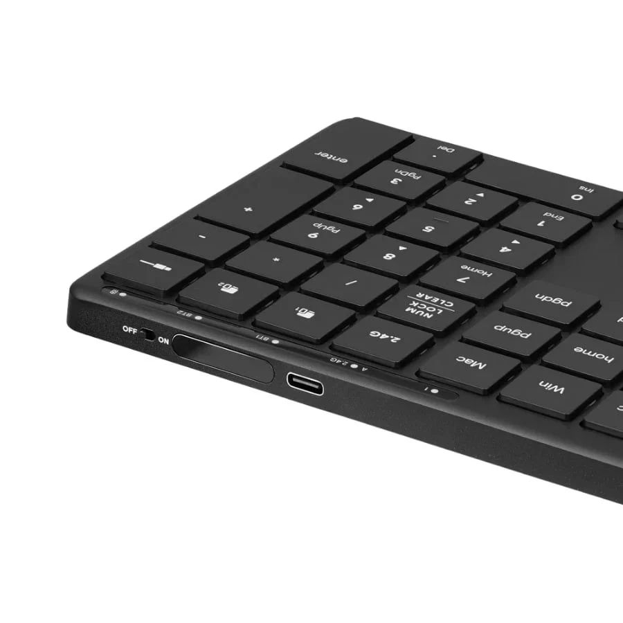 Bàn phím không dây HyperWork HyperOne Gen 3 Plus Đen