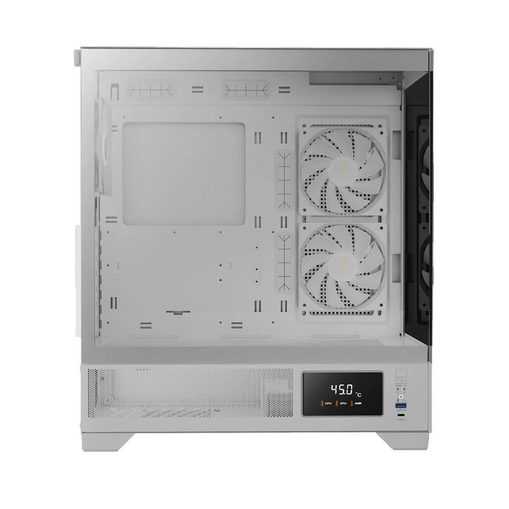 [COMBO] Case ATLAS M1 + Tản nước CHIONE P5-360 White | TẶNG NGAY Loa Memphis Bluetooth NEW | Hỗ trợ Bảo Hành