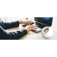 Loa máy tính CREATIVE Speake Pebble âm thanh cực mạnh | Aux-in | USB Power | Adapter PD