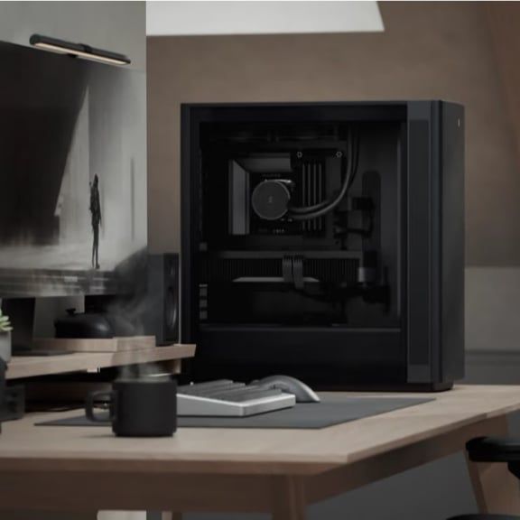 Vỏ máy tính case PC FRACTAL DESIGN Define One Dark/Light Solid | Thiết kế cách âm | Sẵn 3 fans 140mm - Bảo Hành 12 tháng