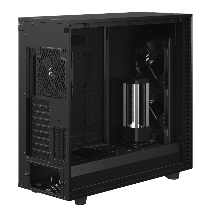 Vỏ máy tính Fractal Design Define 7 XL Black Solid | Đỉnh cao của sự linh hoạt và yên tĩnh