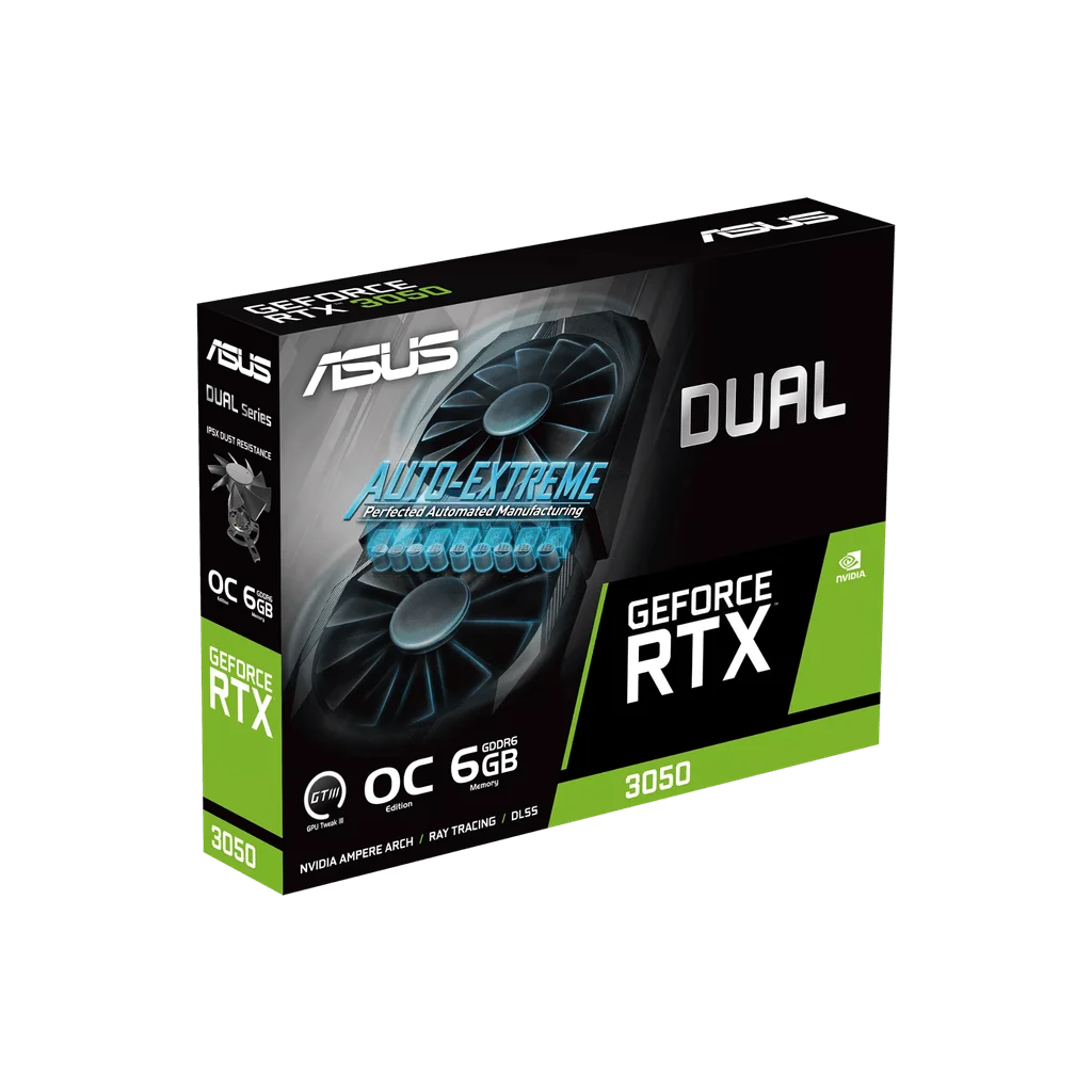 Card màn hình ASUS Dual GeForce RTX 3050 OC Edition 6GB