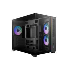 Vỏ Case Máy Tính Gamdias ATLAS M3M Black | Thiết Kế Panorama 3 Mặt Kính, Tối Ưu Hiệu Năng Tản Nhiệt