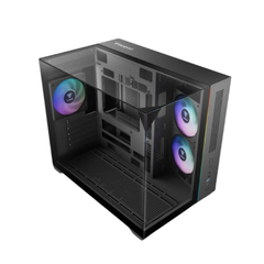 Vỏ Case Máy Tính Gamdias ATLAS M3M Black | Thiết Kế Panorama 3 Mặt Kính, Tối Ưu Hiệu Năng Tản Nhiệt