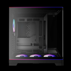 Vỏ case máy tính GAMDIAS ATLAS P6 CG Black | BẢO HÀNH 12 THÁNG | Hỗ Trợ VGA 425mm | Kèm 4 Quạt ARGB