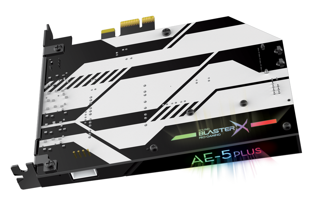 Card âm thanh trong Creative | Sound BlasterX AE-5 Plus RGB black