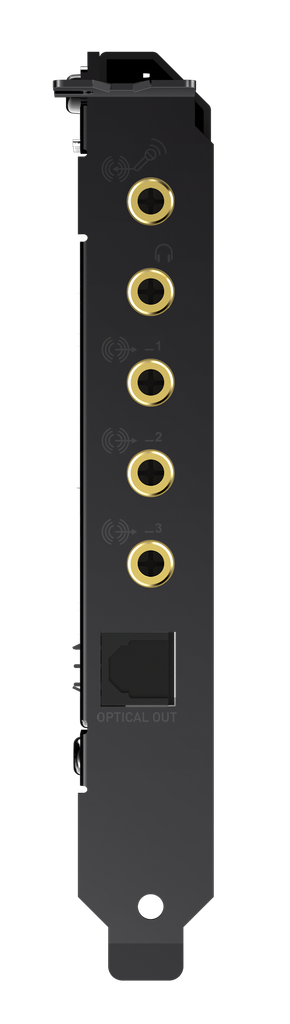 Card âm thanh trong Creative | Sound BlasterX AE-5 Plus RGB black